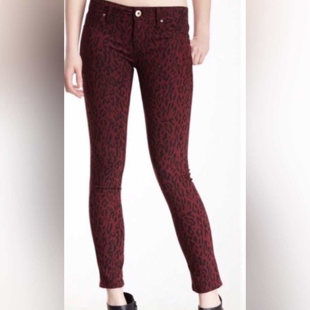 NWOT DL Emma Legging Leopard Jeans